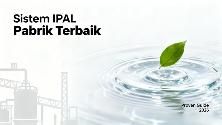 7 Standar Sistem IPAL Pabrik yang Wajib Dipahami Tim HSE & Procurement Sebelum Salah Pilih