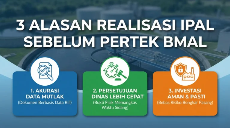3 Alasan Realisasi IPAL Sebelum PERTEK BMAL Adalah Strategi Paling Masuk Akal untuk Pelaku Industri