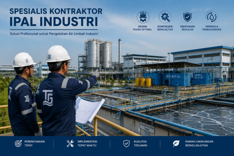 Spesialis Kontraktor IPAL Industri untuk Berbagai Sektor Manufaktur