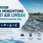 cara menghitung debit air limbah