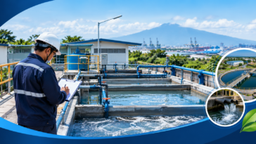 Industrial Water Treatment Facility Panorama